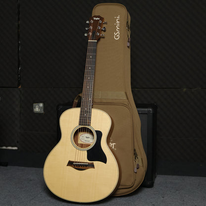 TAYLOR GS Mini Acoustic Guitar with Bag , Natural Sapele ( GSMINI / GS-MINI-SAPELE / GS-MINI )