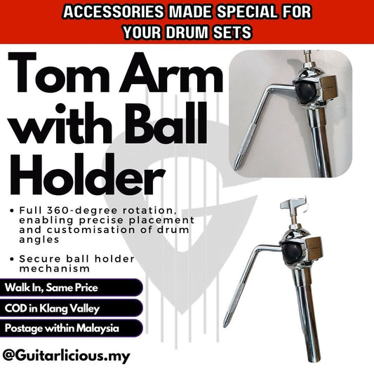 Drum Tom Arm Holder with Ball Arm ( T-04 / T04 )