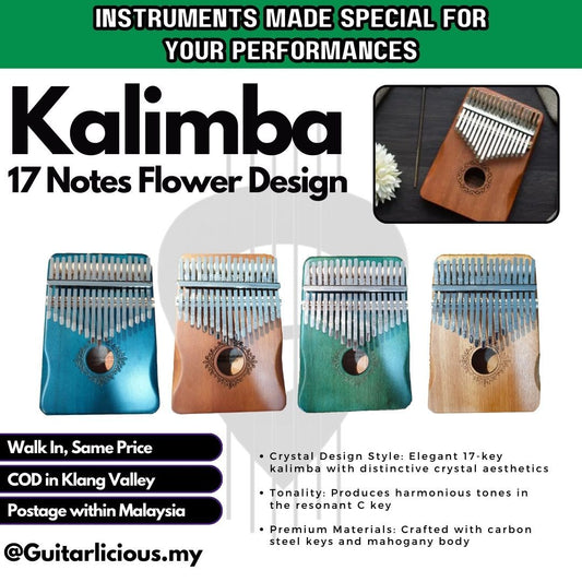 17 Notes Mahogany Kalimba / Thumb Piano (RCStromm)