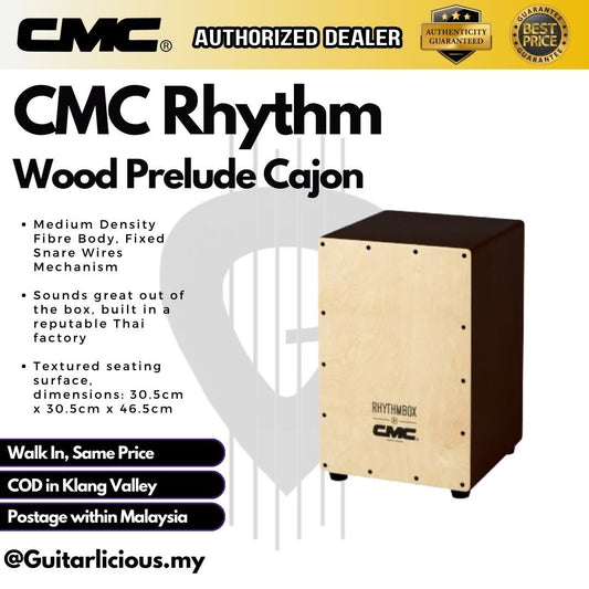 CMC Rhythm Wood Prelude Cajon Kahun Music Box (CMCJPL)