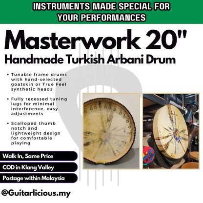 Masterwork 20 inch Handmade Turkish Arbani Drum