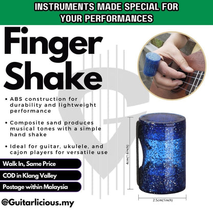 Rhythm Finger Shaker For Guitar Ukulele Cajon Player (SH2.5)