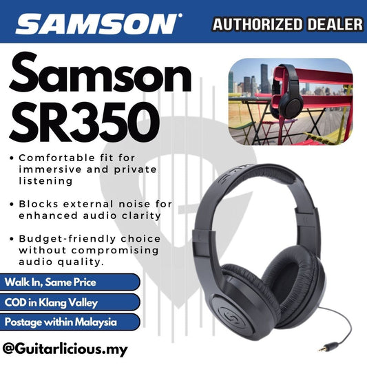 Samson SR350 - Over-ear Closed Headphones (SR-350/SR 350)