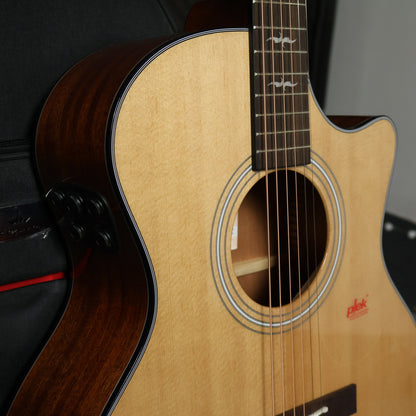 Kepma F1 Solid Sitka Spruce Top Grand Auditorium Acoustic Guitar, S1 Pro Resonance Pickup with Effect ( F1e-GA / F1-E )