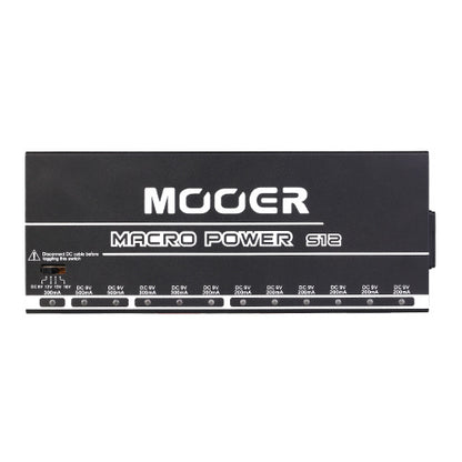 MOOER Macro Power S12, 12 Ports Effects Power Supplies for Guitar Effect Pedals ( MP-S12 / MPS12 )