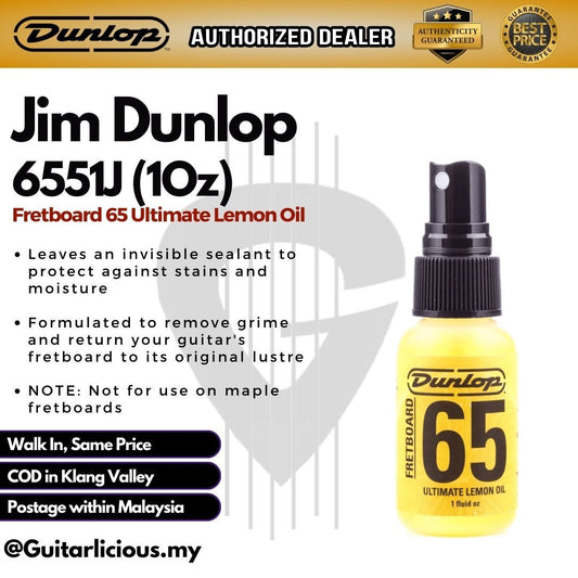 Jim Dunlop 6551J Fretboard Formula 65 Ultimate Lemon Oil - 1oz