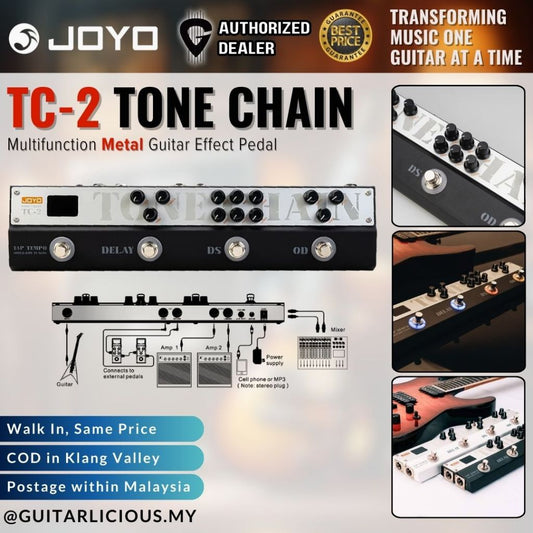 JOYO TC-2 Tone Chain Metal Multi-Function Pedal ( TC 2 / TC2 )