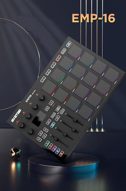 Avatar EMP-16, 16 Step Sequencer MIDI Pad Controller DJ Music Editing ( HXW / EMP16 / EMP 16 )