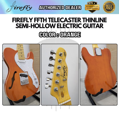 Firefly FFTH Thinline Telecaster Semi-Hollow Electric Guitar with bag ( FF TH / Semi Hollow )