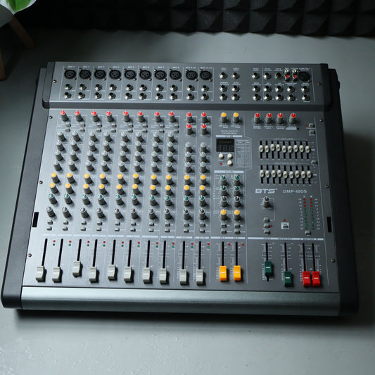 BTS DML-1205 1000watt Powered Mixer (12 Channel) - DML-1205 ( DML1205 / DML 1205 / 12-Channel )