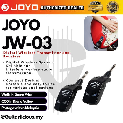 JOYO JW-03 Digital Wireless Transmitter and Receiver (JW03 / JW 03)