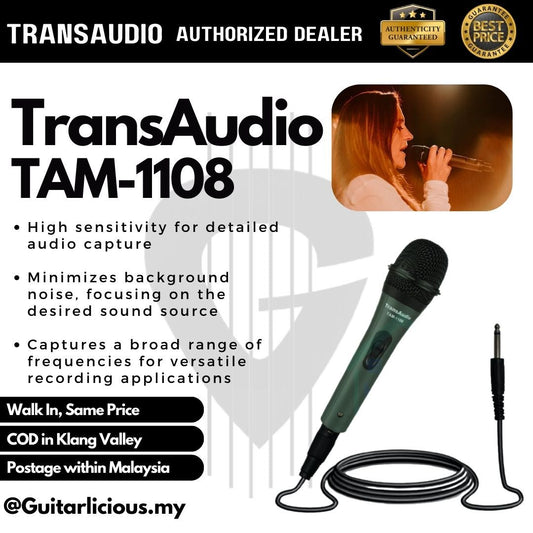 Transaudio (TAM-1108) Dynamic Microphone ( TAM1108 / TAM 1108 )