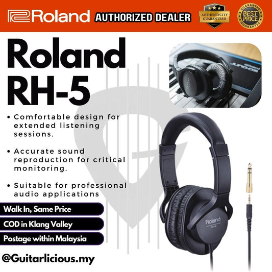 Roland RH-5 Stereo Headphone (RH5 / RH 5)