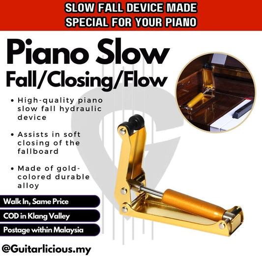 Piano Slow Fall / Closing / Flow Accessories for Hard Case - Gold HJ10 / HJ-10 (1 Unit)