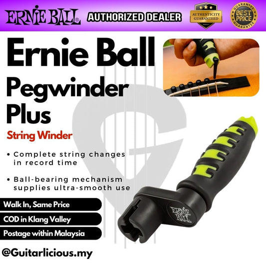 Ernie Ball Pegwinder Plus String Winder to change strings ( EB-9604 / EB9604 / EB 9604 )