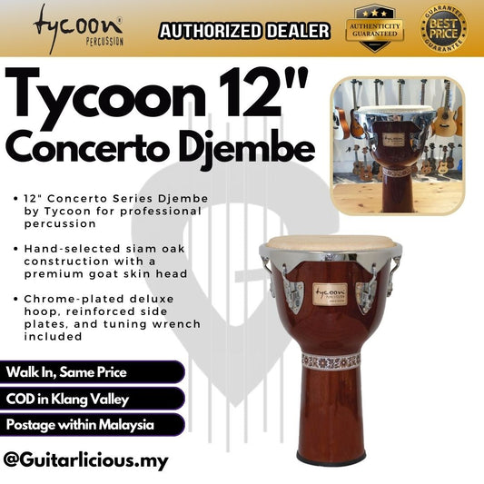 Tycoon 12 inch Concerto Series Djembe (TJ-712Cm)