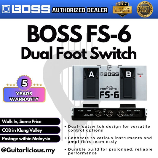 BOSS FS-6 Dual Foot Switch (FS6 / FS 6 )