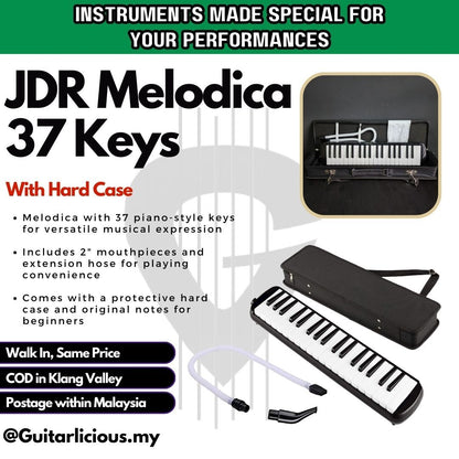 JDR Melodian / Melodica 37 keys with Hard Case