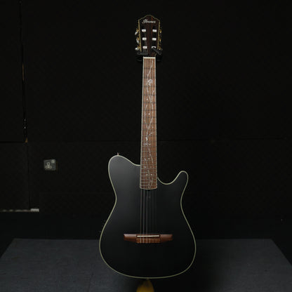 Ibanez TOD10N Tim Henson Signature Nylon Acoustic-Electric Guitar - Transparent Black Flat ( TOD-10N / TOD 10N / TBK )