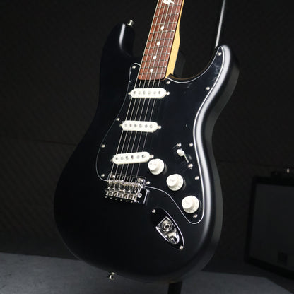 Fender Japan Sham Kamikaze Signature Reverse Headstock SSS Stratocaster Electric Guitar , Rosewood FB - Satin Black