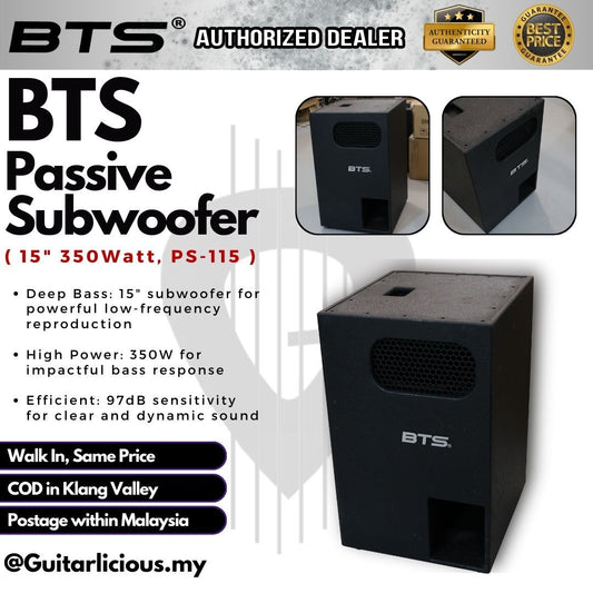 BTS PS-115 15 inch Passive Subwoofer - 350watt / 97dB ( PS 115 / PS115 / BTS-PS-115 )