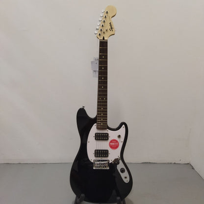 FENDER Squier Bullet Mustang HH Electric Guitar, Laurel FB, Black