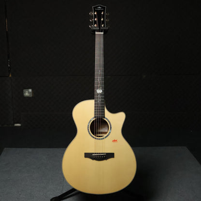 Kepma G1K Series Solid Sitka Spruce Top, Side & Back Koa Wood Grand Auditorium Acoustic Guitar w Case ( G1K-GA / G1KGA )