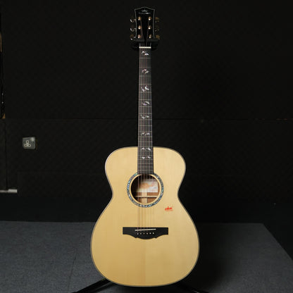 Kepma A1e-OM Series Solid Sitka Spruce Top OM Body Acoustic Guitar , LR Baggs Stage Pro Anthem Pickup w Case A1e-OM-N