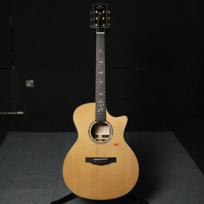 KEPMA Elite B1e-GA Series Solid Sitka Spruce Top Grand Auditorium Acoustic Guitar, LR Baggs Stage Pro Anthem B1e-GA-N