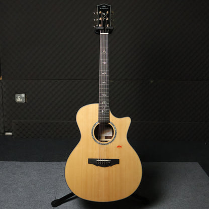 Kepma Elite B1-GA Series Solid Sitka Spruce Top, Side & Back Solid East Indian Rosewood Grand Auditorium Acoustic Guitar