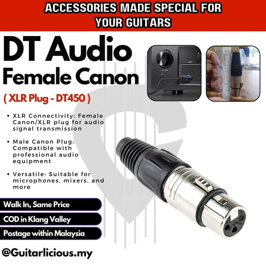 DT Audio Female Canon / XLR Plug - DT450 / DT-450