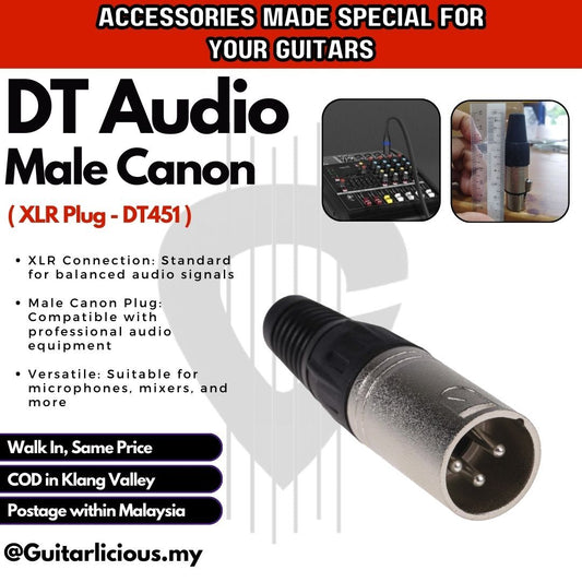 DT Audio Male Canon / XLR Plug - DT451