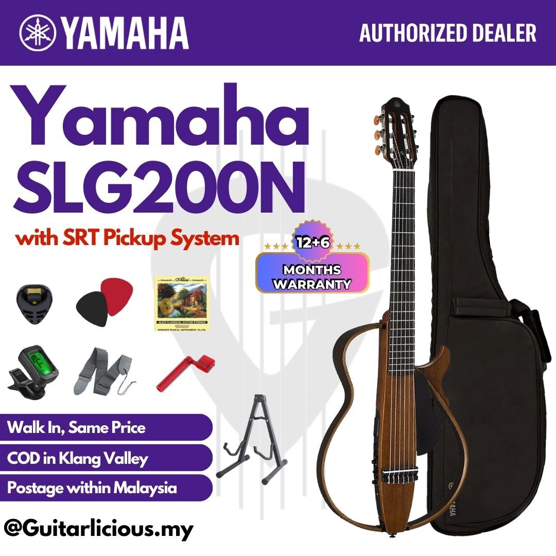 Yamaha SLG200N Nylon-String Silent Guitar with SRT Pickup