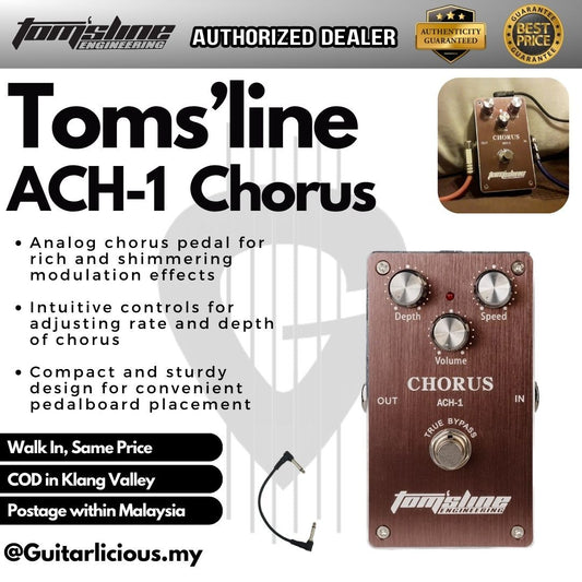 Toms'line ACH-1 Chorus Guitar Effect Pedal ( ACH1 )