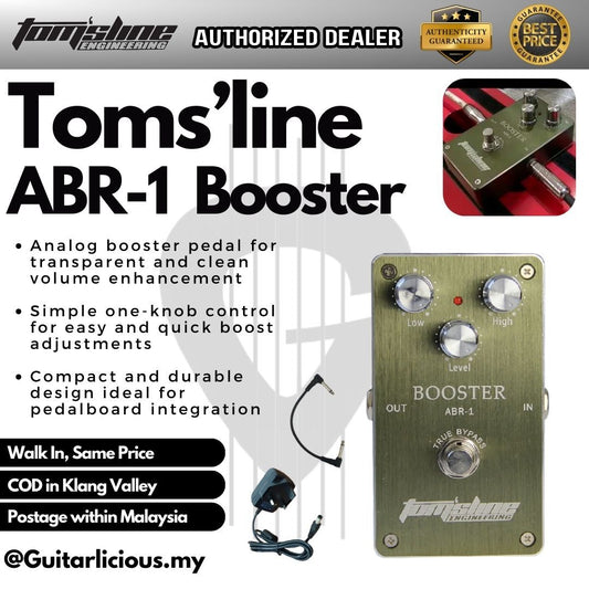 Toms'line Analogue Booster (ABR-1) Guitar Effects Pedal