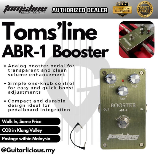 Toms'line Analogue Booster (ABR-1) Guitar Effects Pedal