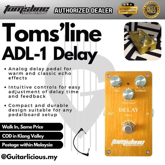 Toms'line Analogue Delay (ADL-1) Guitar Effects Pedal