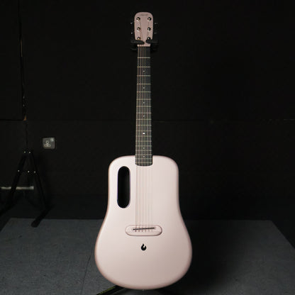 Lava Me 3 38 inch Carbon Fiber Smart Acoustic-Electric Guitar FreeBoost 2.0 Technology & Touchscreen, Bluetooth - PINK