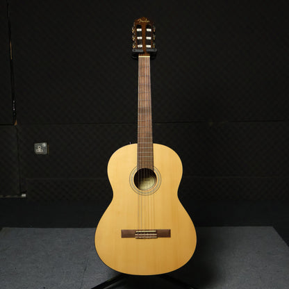 Fender CN-60S Nylon String Solid Top Concert Classical Guitar, Walnut FB , Natural ( Full size, CN 60S / CN60S / NAT )