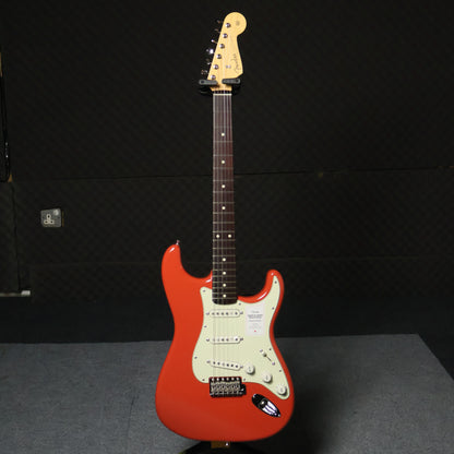 Fender Japan Traditional II 60s Stratocaster Electric Guitar, SSS Pick Up , Rosewood FB - Fiesta Red