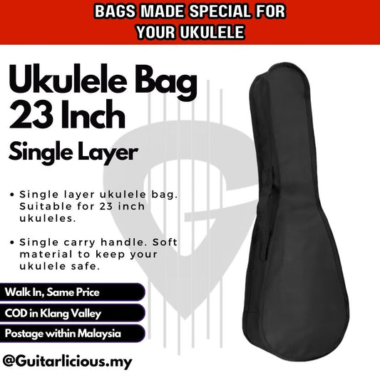 Basic Ukulele PVC Bag 21 inch, 23 inch, 26 icnh ( UKBAGS UKBAGC UKBAGT )