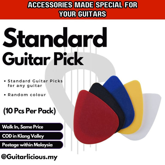 10 Standard Guitar Picks (BGP)