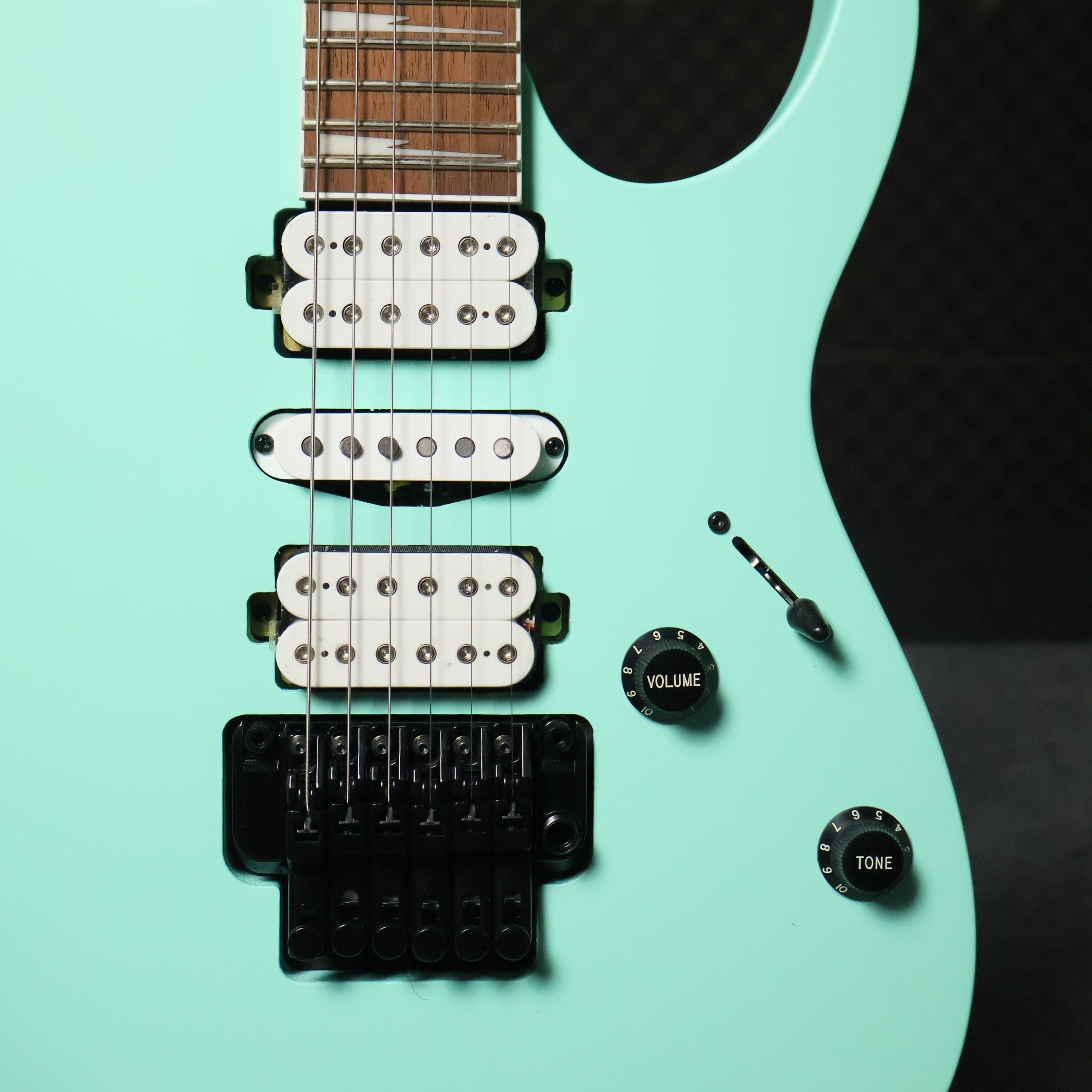Ibanez RG470DX HSH Floyd Rose Electric Guitar - Sea Foam