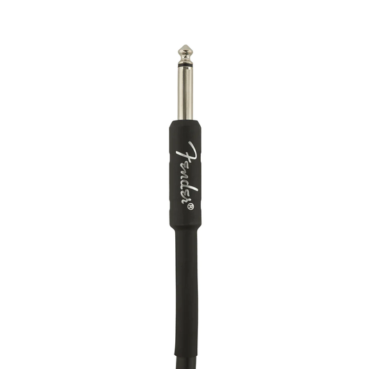 Fender Professional Series Angled Instrument Cable, 10ft , 10inch Straight/Angles - Black