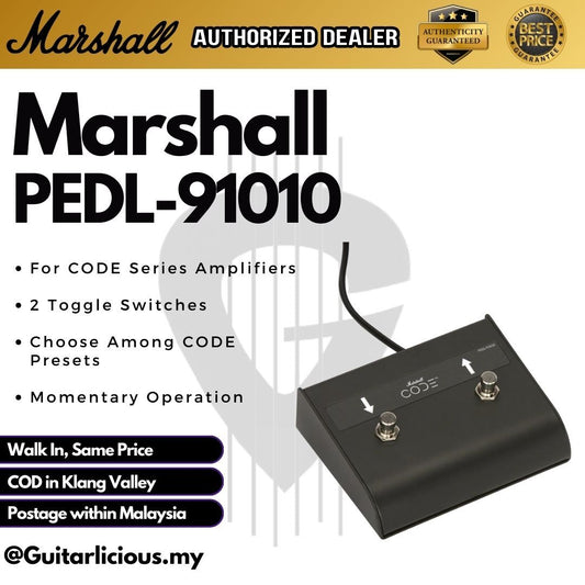 Marshall PEDL-91010 2-Way Footswitch for Code Amplifier ( PEDL91010 / CODE-AMP )