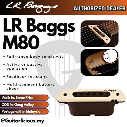 LR Baggs M80 Acoustic Guitar Soundhole / Sound Hole Pickup ( M 80 / M-80 )