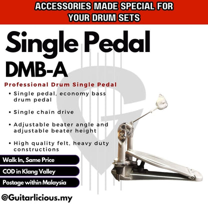 AW Professional Single Drum Pedal - DMB-A / DMB