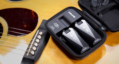 Nux B-5RC 2.4GHz Wireless System Guitar Transmitter Receiver With Charging Case ( B5RC B5 RC )