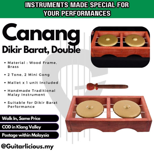 Canang Dikir Barat Double with Mallet