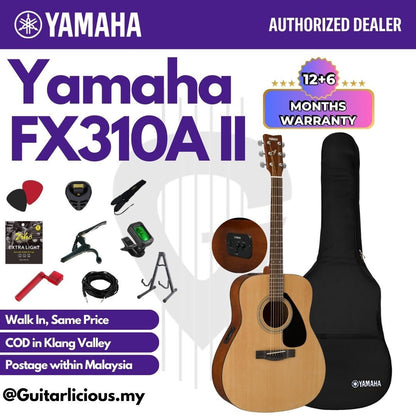 Yamaha FX310A II Acoustic-Electric Guitar with Active Pickup ( F310EQ / FX-310 / FX310 )